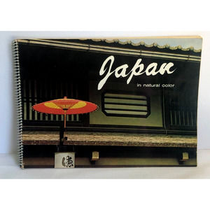 Vintage Japan in Natural Color Shindo Company Travel Book Souvenir Tourist Photo